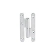 DIDHEYA - Paumelle en acier inoxydable – 110x55x2.5 mm bout rond noeud plat - Droite - LTPML110X55-304D - vignette