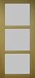 GD MENUISERIES - Porte Coulissante Ayous 3 Panneaux Gris Clair H204 x L83 cm, Rail Roulettes, Coquilles - vignette