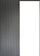 GD MENUISERIES - Porte Coulissante Kenya Blanc Vitrée H204 x L93 cm, Galandage, kit finition - vignette