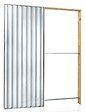 FIBROTUBI - Châssis porte galandage Placo FIBROTUBI - 1100 mm - Cloison finie 100 mm - 93020007 - vignette