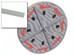 FAPIM - Tringle polyamide 1683 FAPIM pour galiplus 2/3/4 pour machine FP13/FP14 - Noire - le mètre - 1683-88 - large