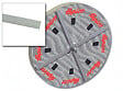 FAPIM - Tringle polyamide 1683 FAPIM pour galiplus 2/3/4 pour machine FP13/FP14 - Noire - le mètre - 1683-88 - vignette