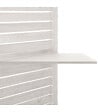 ATMOSPHERA - Paravent original avec 3 Étagères  Bois blanc H 170 cm - vignette