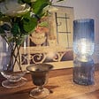 C-CREATION - Lpe charmy verre bleu - vignette
