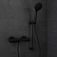 ESSEBAGNO - Carra mitigeur bain-douche thermostatique noir - vignette