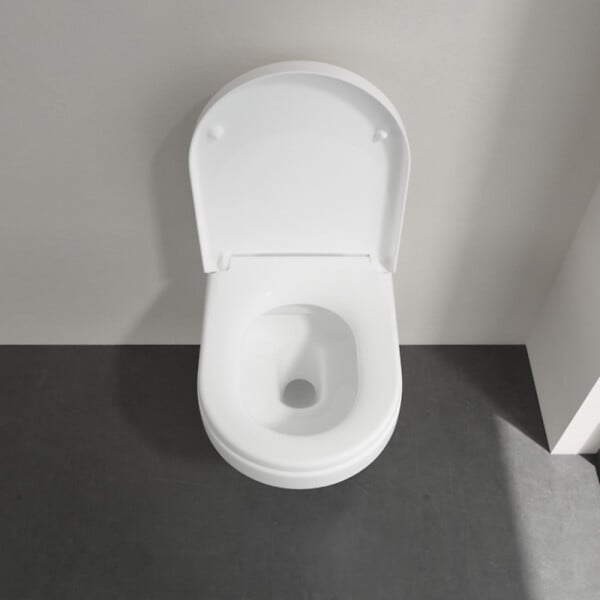VILLEROY ET BOCH - WC suspendu sans bride  Architectura Directflush + abattant frein de chute - large