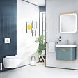 VITRA - Cuvette WC suspendu sans bride VitrA Sento blanc mat + abattant frein de chute - vignette