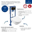 VILLEROY ET BOCH - Pack WC suspendu sans bride Architectura Twistflush [e³] rond + bâti-support ViConnect + plaque noir - vignette