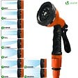 VOUNOT - Tuyau d’Arrosage Extensible 30m avec Accessoires orange - vignette