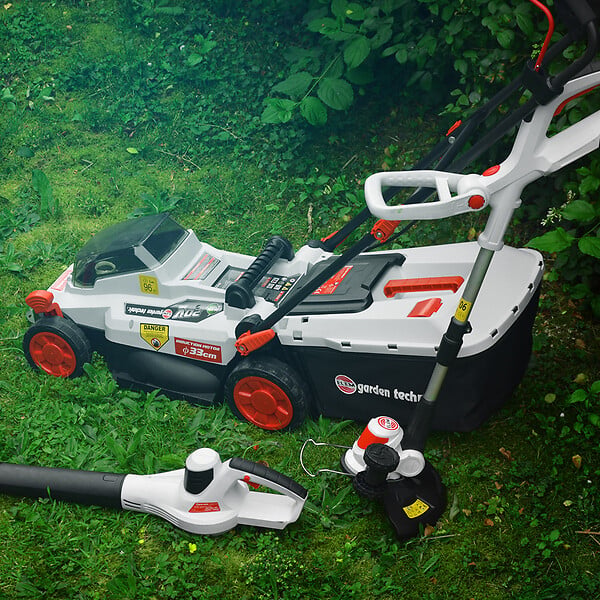 ELEM GARDEN TECHNIC - Kit 3 machines rechargeables 20V max + 2 batteries - large