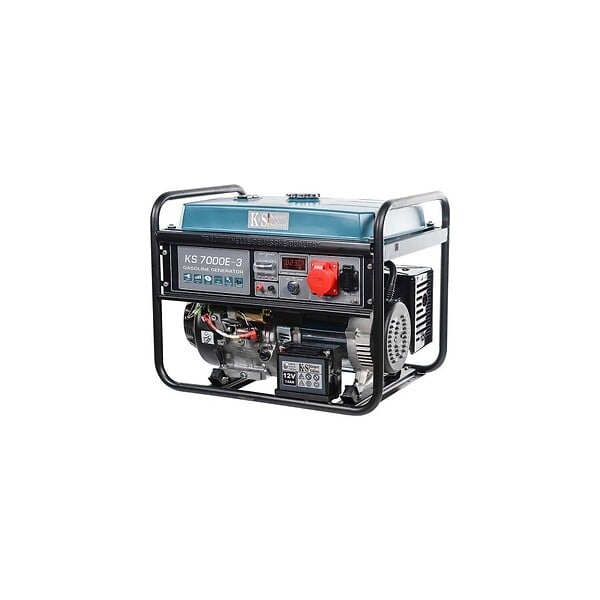 KONNER SOHNEN - Könner & Söhnen Groupe électrogène 5500W Essence 230V/400V KS7000E-3 - large