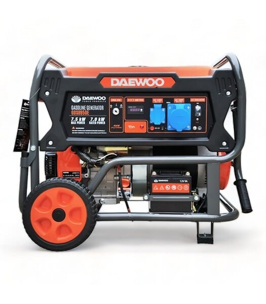 DAEWOO - Groupe électrogène à essence 7500W, 230V démarrage électrique - DAEWOO GDS8950E - large