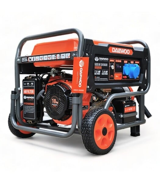 DAEWOO - Groupe électrogène à essence 7500W, 230V démarrage électrique - DAEWOO GDS8950E - large