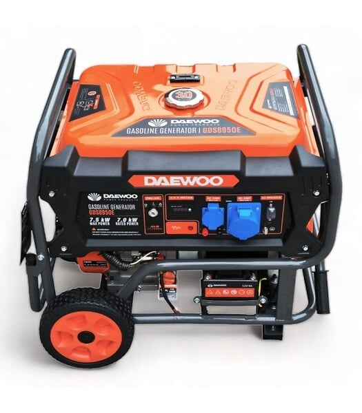 DAEWOO - Groupe électrogène à essence 7500W, 230V démarrage électrique - DAEWOO GDS8950E - large