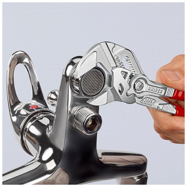 TOPCAR - Pince-clé 180mm KNIPEX 86 03 180 capacité 40mm - large
