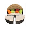 ALCOVA - Canapé modulable avec toit pare soleil Coussins Mobilier de jardin Fauteuil de jardin ALCOVA - vignette