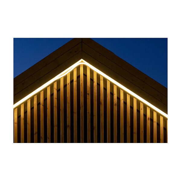 ASLO - Ruban LED 12W sur Enrouleur 25m - Guirlande Lumineuse Blanche 4000K - Pour Intérieur Extérieur Façade Maison Evènement ASLO - large