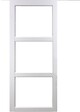 GD MENUISERIES - Porte Coulissante Kenya blanc Vitrage transparent H204 x L83 cm, Coquilles blanc - vignette