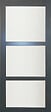 GD MENUISERIES - Porte Coulissante Blakeria Gris Anthr Vitrée H204 x L93 cm - vignette