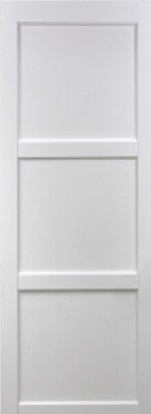 GD MENUISERIES - Porte Coulissante Korya Blanc 3 panneaux H204 x L83 cm, Coquilles blanc - large