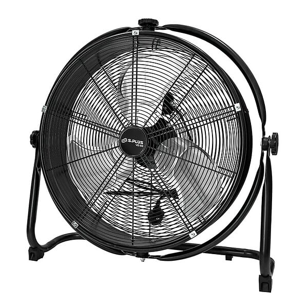 SPLUS - Ventilateur industriel orientable S.PLUS VO 50 D55cm débit 7410m3/h 110W 3 vitesses - large