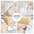VOUNOT - Lot de 2 Boudins de Porte Isolants coupe froid Découpables 96cm Blanc - vignette