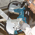 MAKITA - Scie à ruban 2x4Ah 18V LXT ® MAKITA DPB180RME en coffret - vignette