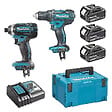 MAKITA - Pack 2 outils MAKITA DLX2127J1 (DDF482+DTD152+BL1830×3+DC18RC+MAK3) - vignette