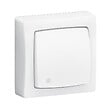 LEGRAND - Poussoir 250V 6A NO-NF lumineux complet Appareillage saillie - blanc - vignette
