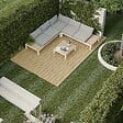 BELLAME - Kit Terrasse PVC BELLAME 5 m² (222 x 14,5 x 2,2 cm) - Chêne Coriandre - vignette