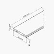 BELLAME - Kit Terrasse PVC BELLAME 5 m² (222 x 14,5 x 2,2 cm) - Chêne Coriandre - vignette