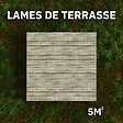 BELLAME - Kit Terrasse PVC BELLAME 5 m² (222 x 14,5 x 2,2 cm) - Chêne Vieilli - vignette