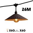 LUMISKY - Guirlande connectable VINTY 60 ampoules E27 26M - vignette