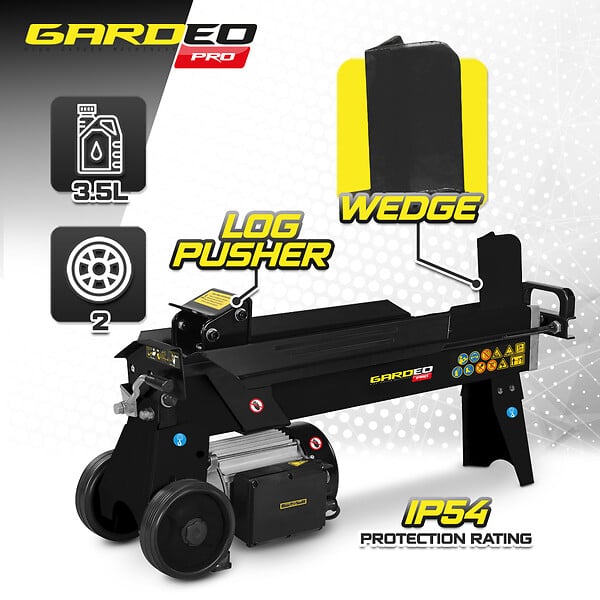 GARDEO PRO - Fendeur de bûches horizontal 2200 W - 5 tonnes. - large