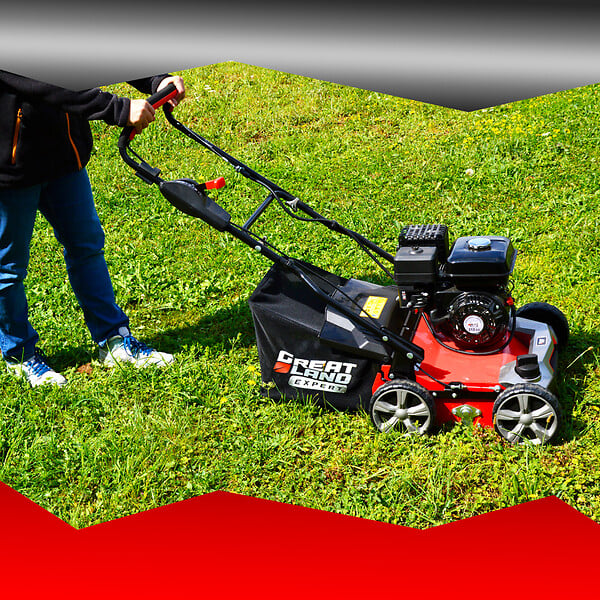 GREATLAND - Scarificateur émousseur thermique 212cc - Largeur de travail 40cm - large