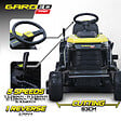 GARDEO PRO - Tracteur tondeuse 352cc - largeur de coupe 83cm - Fonction mulching - vignette