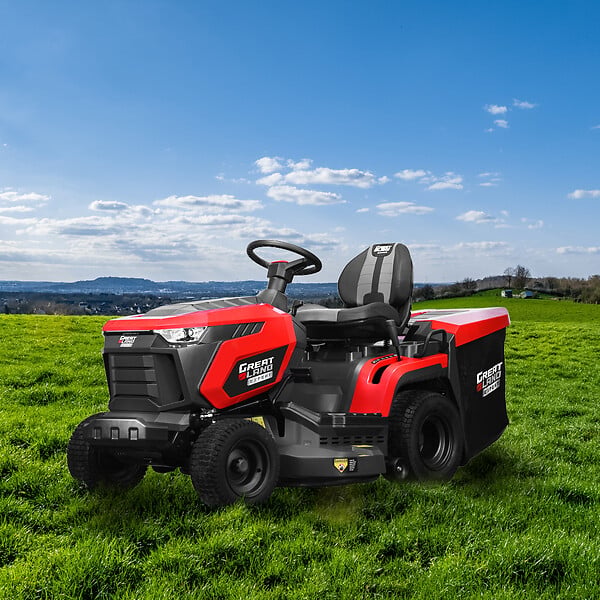 GREATLAND - Tracteur tondeuse 546cc - largeur de coupe 102cm - Boîte hydrostatique - large
