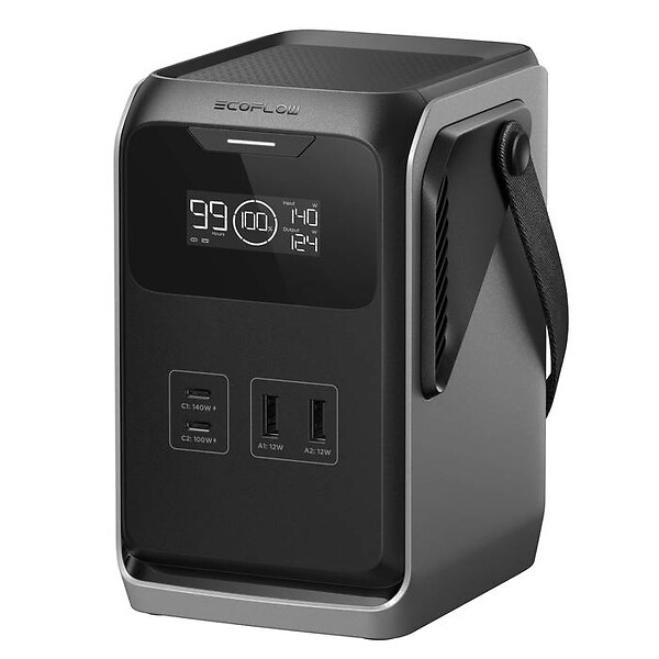 ECOFLOW - Station électrique ultra portable ECOFLOW Trail 200 DC 192Wh avec poignée - large