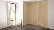 ONDEE - Pack complet de montage panneaux muraux Bois 200 cm - Profilé chromé inclus - vignette