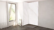 ONDEE - Pack complet de montage panneaux muraux Marbre Gris 120 cm - Profilé chromé inclus - vignette