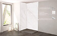 ONDEE - Pack complet de montage panneaux muraux Marbre Gris 120 cm - Profilé chromé inclus - vignette