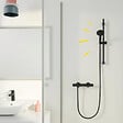 GROHE - Flexible de douche GROHE VitalioFlex Trend 1750 mm noir mat + nettoyant GrohClean - vignette