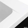 OTITEC - Baignoire rectangulaire - 180 x 80 cm - sans Habillage - avec Pieds - Repose-tête - Étagère bambou - Vidage Chrome - QUADRO - vignette