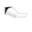 ORAC DECOR - CX106 Corniche plafond Orac Decor - 12x12x200cm (h x p x L) - moulure décorative polymère Carton complet - vignette