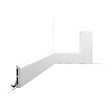 ORAC DECOR - SX183 CASCADE Plinthe Orac Decor 7,5x1,3x200cm (h x p x L) - plinthe décorative polymère A l'unité , RAL9003 - vignette