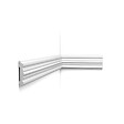 ORAC DECOR - P9020 Cimaise murale Orac Decor - 9,5x2x200cm (h x p x L) - moulure décorative polyuréthane Pack 2 pièces - vignette