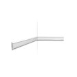 ORAC DECOR - PX144 Cimaise murale Orac Decor - 5x1x200cm (h x p x L) - moulure décorative polymère Pack 2 pièces - vignette