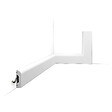 ORAC DECOR - SX182 CASCADE Moulure multifonctionnelle Orac Decor Axxent - 5x1,3cm (h x p) plinthe décorative Pack 2 pièces - vignette