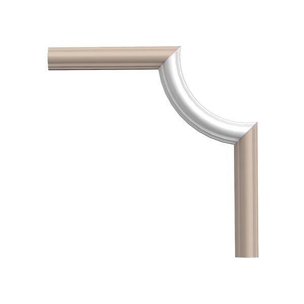 ORAC DECOR - Grand Angle Arrondi Pour Encadrement Px120a - L19 X H2 X L8,8 Cm - Orac Decor - large