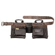 DEWALT - Ceinture cuir porte-outils renforcée – 11 poches DEWALT DWST50112-1 - vignette